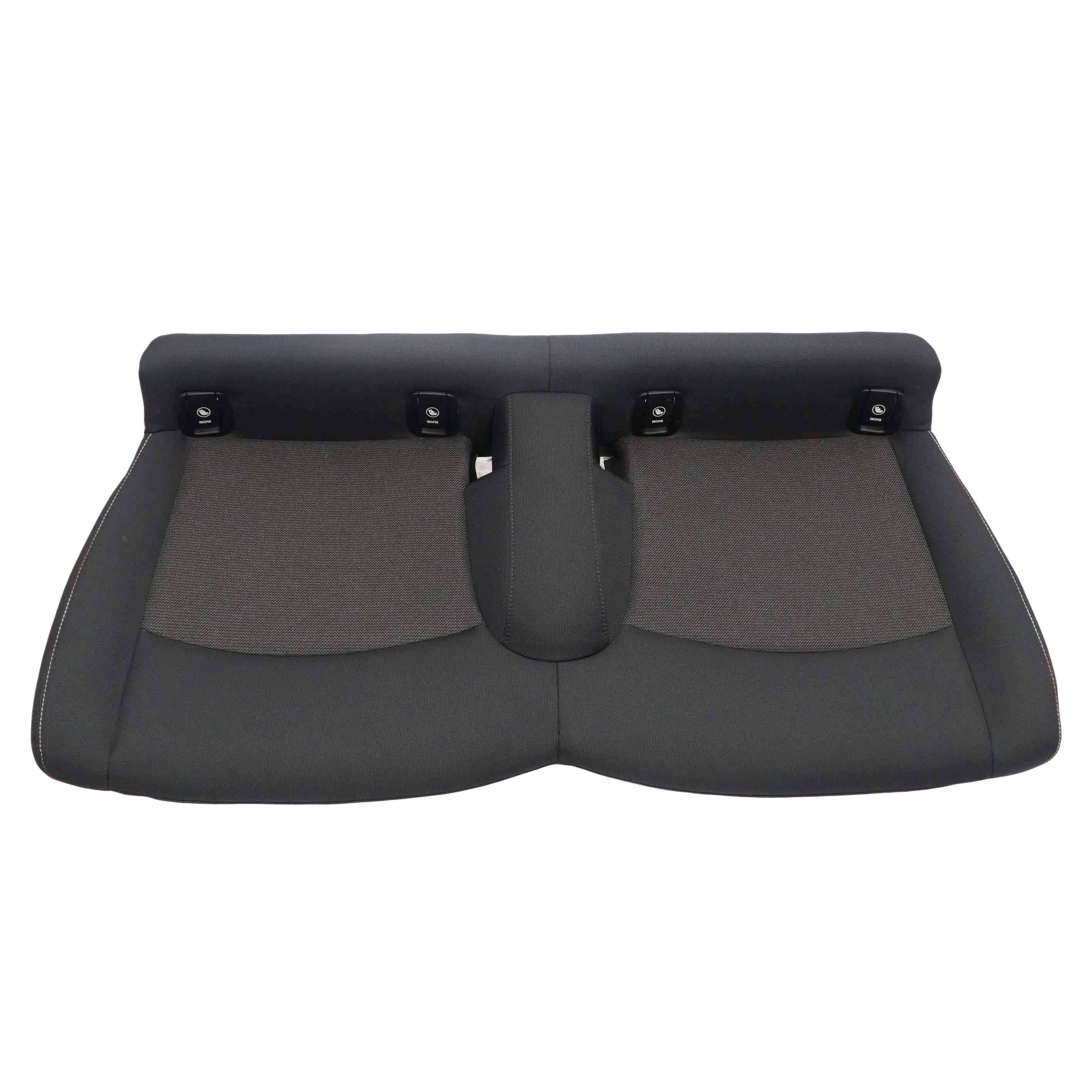 Mini Cooper F56 Sedile Posteriore Divano Riferimento Tessuto Pelle Nero Carbonio
