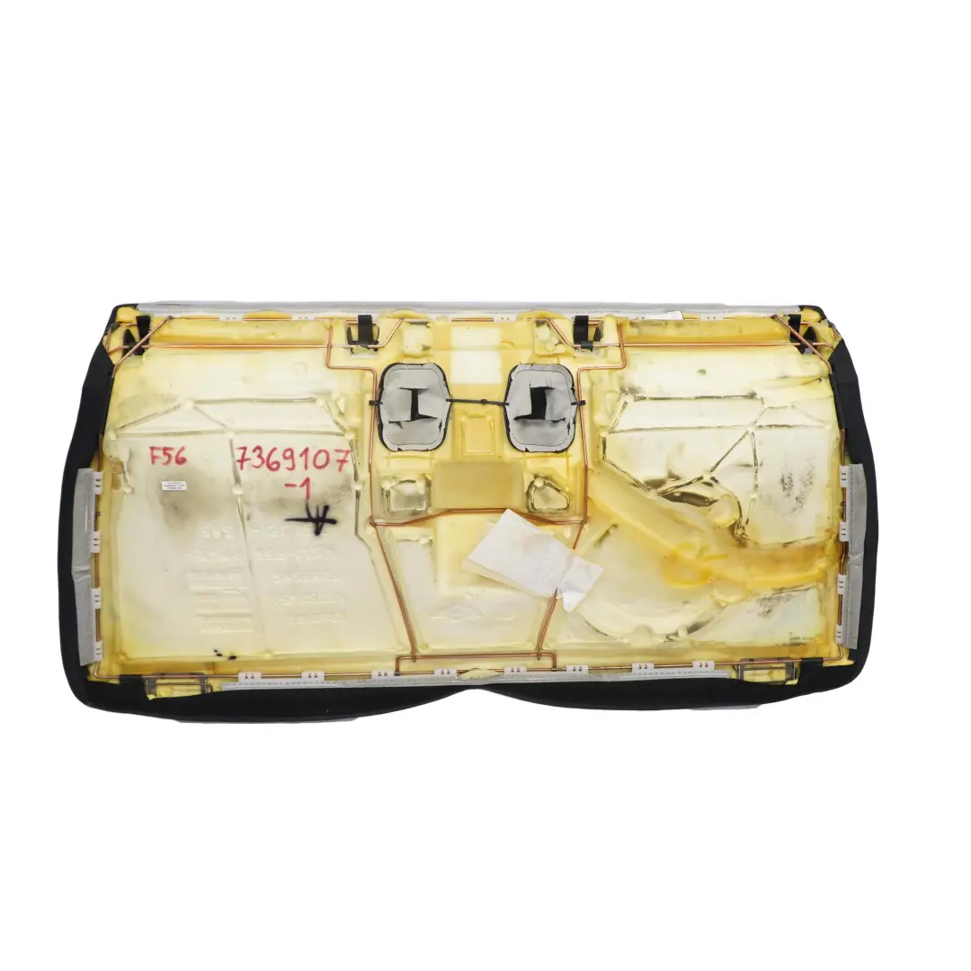 Mini Cooper F56 Siege Arriere Canape Housse Siege Tissu Cuir Noir de Carbone - SKU 7369107-1 - Numéro de pièce 7369107