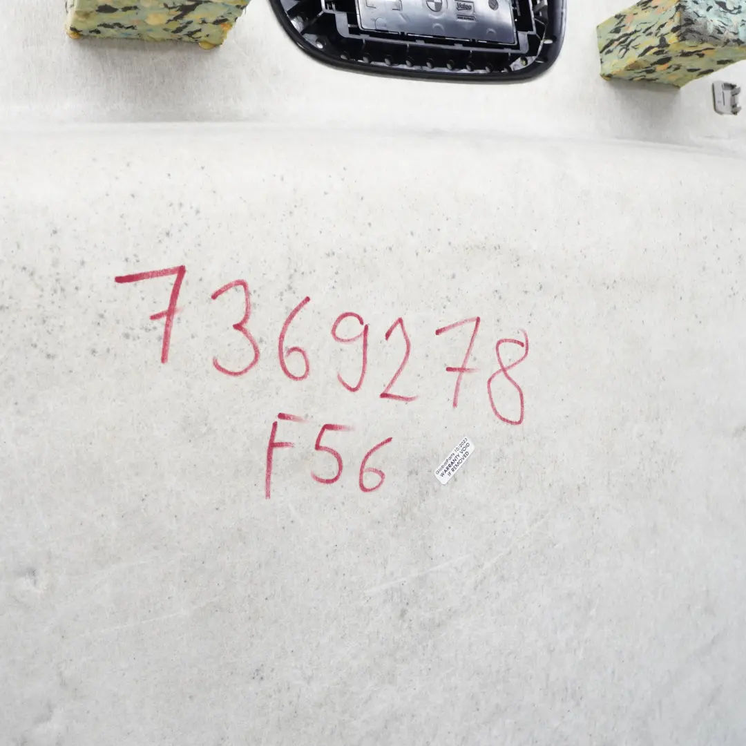 Podsufitka Szara 7347688 do MINI Cooper One F56 o numerze 7369278 MINI Cooper One F56 Podsufitka Szara 7347688 - SKU 7369278 - Numer Części 7369278