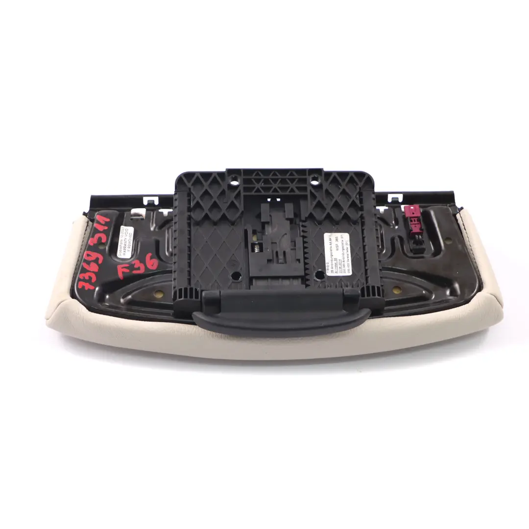  Unterstützung BMW F36 Vordersitz Sport Abdeckung Leder Elfenbein weiß - SKU 7369311 - Teilenummer 7369311