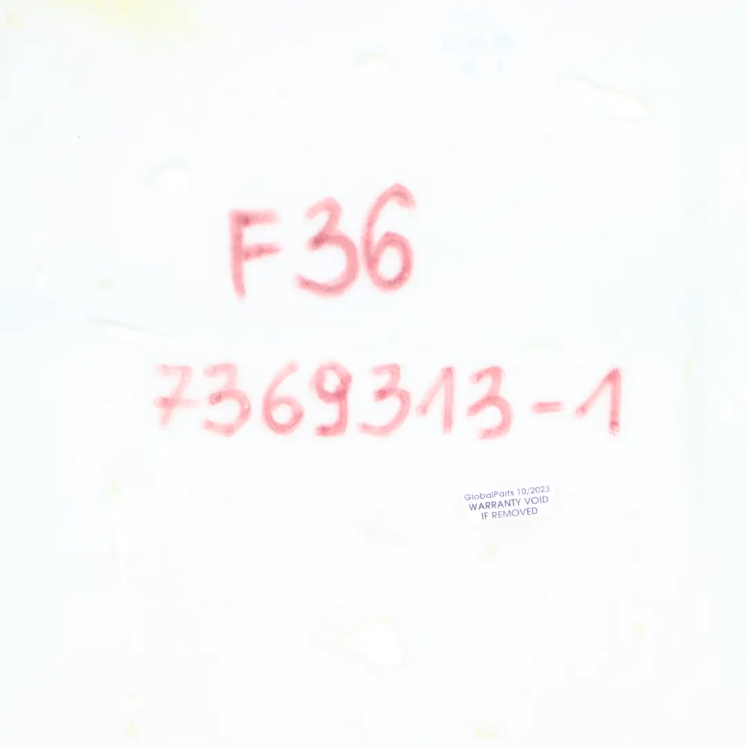 BMW F36 Sedile Panca Posteriore Divano Divano Coprire Pelle Avorio Bianco - SKU 7369313-1 - Numero di parte 7369313