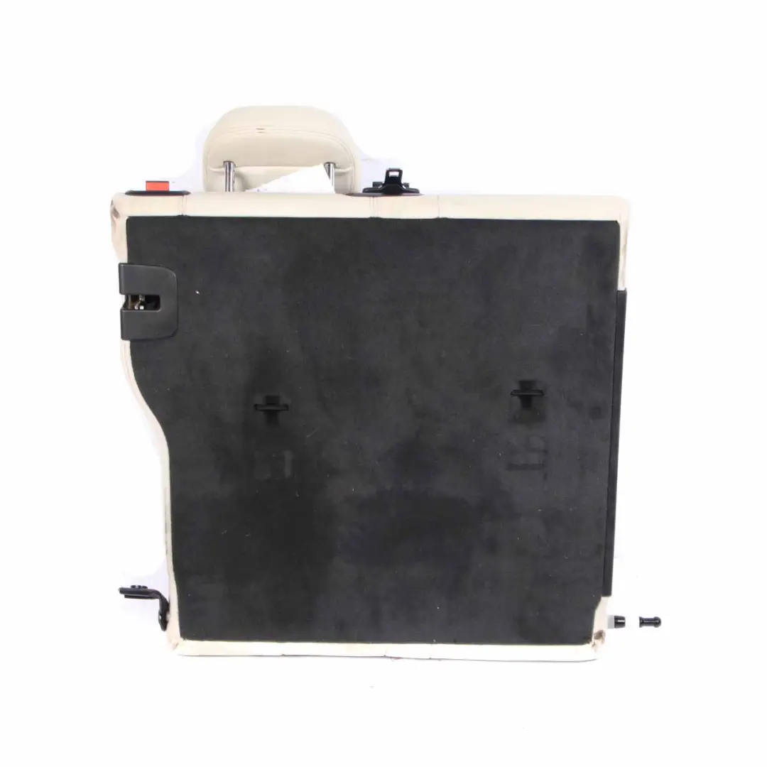 Respaldo Asiento Trasero Izquierdo Banco Cuero Marfil Blanco para BMW F36 con número de pieza 7369314 BMW F36 Respaldo Asiento Trasero Izquierdo Banco Cuero Marfil Blanco - SKU 7369314 - Número de pieza 7369314