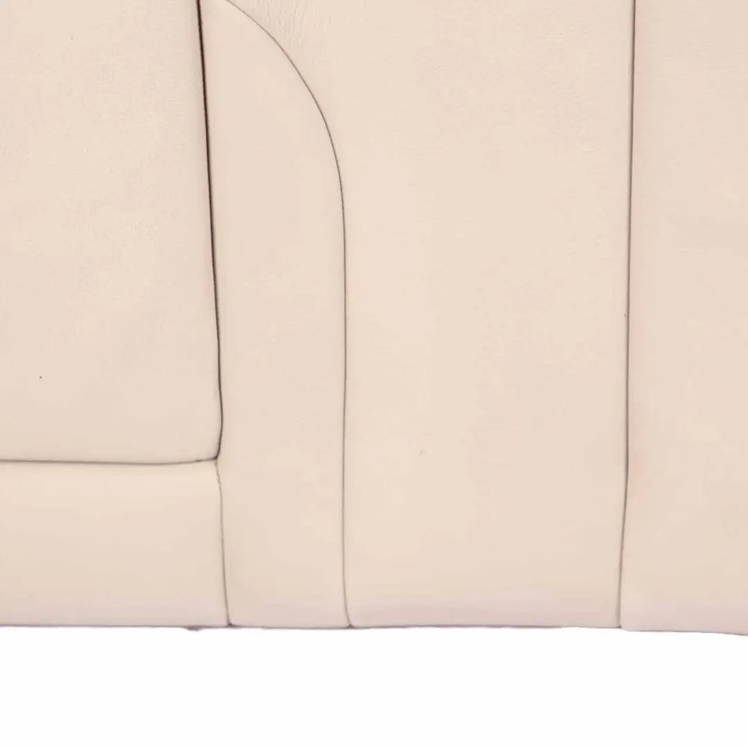 Backrest Bench Back Cover Left N/S Leather Ivory White to BMW F36 Rear Seat with Part number 7369314 BMW F36 Rear Seat Backrest Bench Back Cover Left N/S Leather Ivory White - SKU 7369314 - Part number 7369314