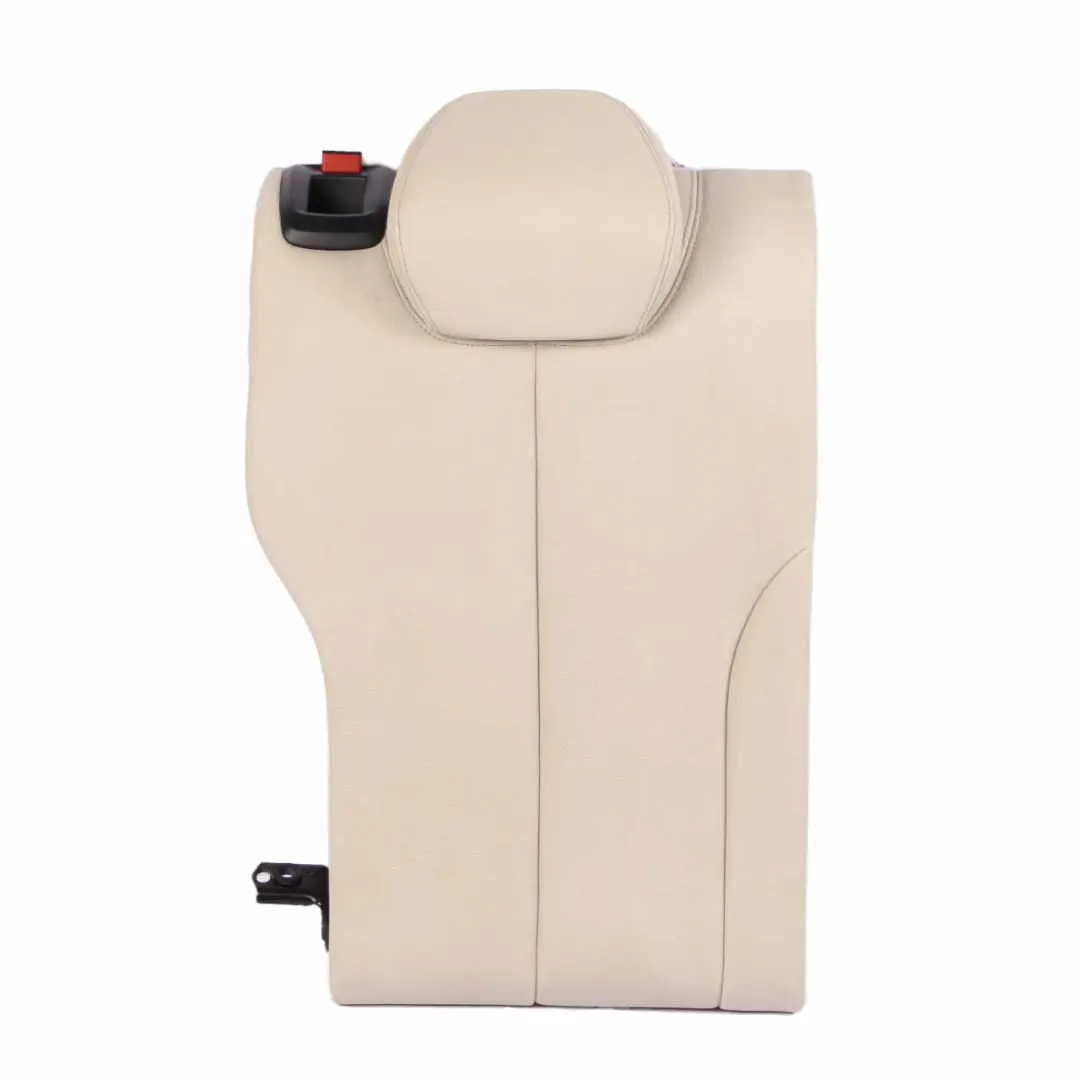 Backrest Bench Back Cover Right O/S Leather Ivory White to BMW F36 Rear Seat with Part number 7369315 BMW F36 Rear Seat Backrest Bench Back Cover Right O/S Leather Ivory White - SKU 7369315 - Part number 7369315