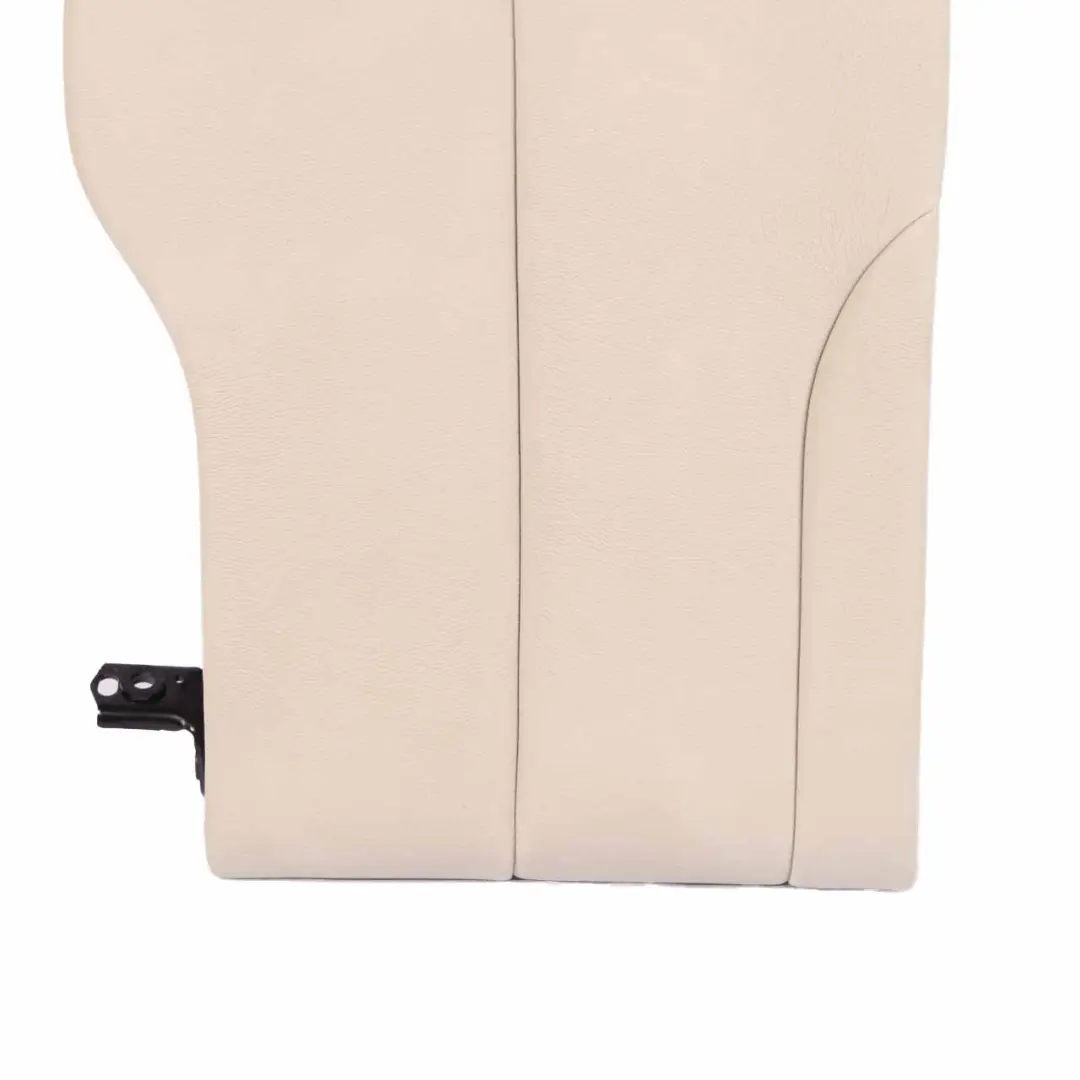 Backrest Bench Back Cover Right O/S Leather Ivory White to BMW F36 Rear Seat with Part number 7369315 BMW F36 Rear Seat Backrest Bench Back Cover Right O/S Leather Ivory White - SKU 7369315 - Part number 7369315