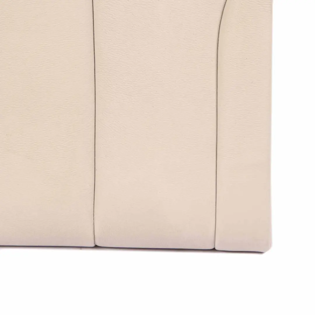 BMW F36 Rear Seat Backrest Bench Back Cover Right O/S Leather Ivory White - SKU 7369315 - Part number 7369315