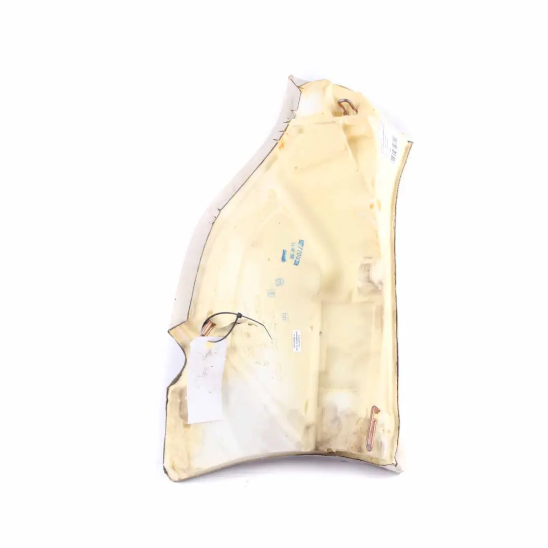 Finisher Rear Right O/S Side Panelling Cover Leather Ivory White to BMW F36 Seat with Part number 7369321 BMW F36 Seat Finisher Rear Right O/S Side Panelling Cover Leather Ivory White - SKU 7369321 - Part number 7369321