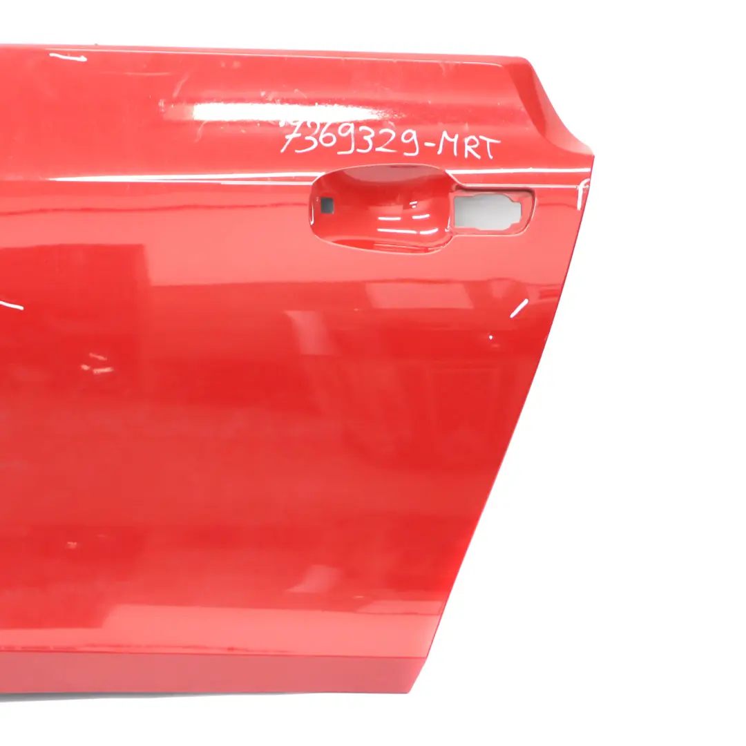 Couvercle de Panneau de Porte Avant Gauche Melbourne Red Metallic - A75 pour BMW i3 à propos du numéro de pièce 7369329 BMW i3 Couvercle de Panneau de Porte Avant Gauche Melbourne Red Metallic - A75 - SKU 7369329-MRT - Numéro de pièce 7369329