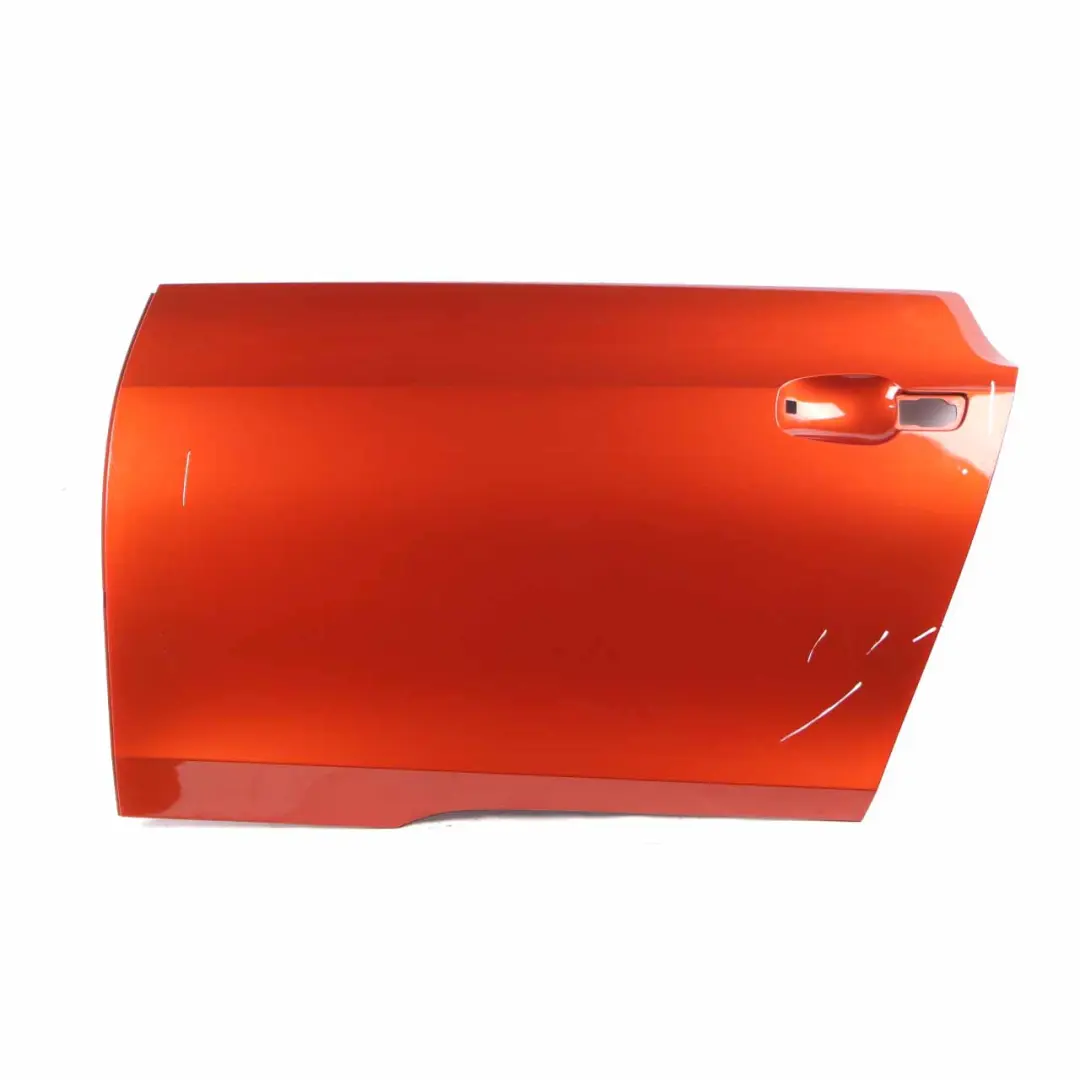 Door Front Left N/S Panelling Cover Solar Orange Metallic - B78 to BMW i3 with Part number 7369329 BMW i3 Door Front Left N/S Panelling Cover Solar Orange Metallic - B78 - SKU 7369329-SOL - Part number 7369329