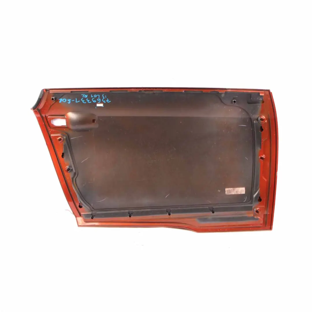 Door Front Left N/S Panelling Cover Solar Orange Metallic - B78 to BMW i3 with Part number 7369329 BMW i3 Door Front Left N/S Panelling Cover Solar Orange Metallic - B78 - SKU 7369329-SOL - Part number 7369329