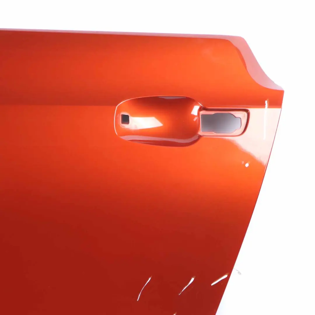 Door Front Left N/S Panelling Cover Solar Orange Metallic - B78 to BMW i3 with Part number 7369329 BMW i3 Door Front Left N/S Panelling Cover Solar Orange Metallic - B78 - SKU 7369329-SOL - Part number 7369329