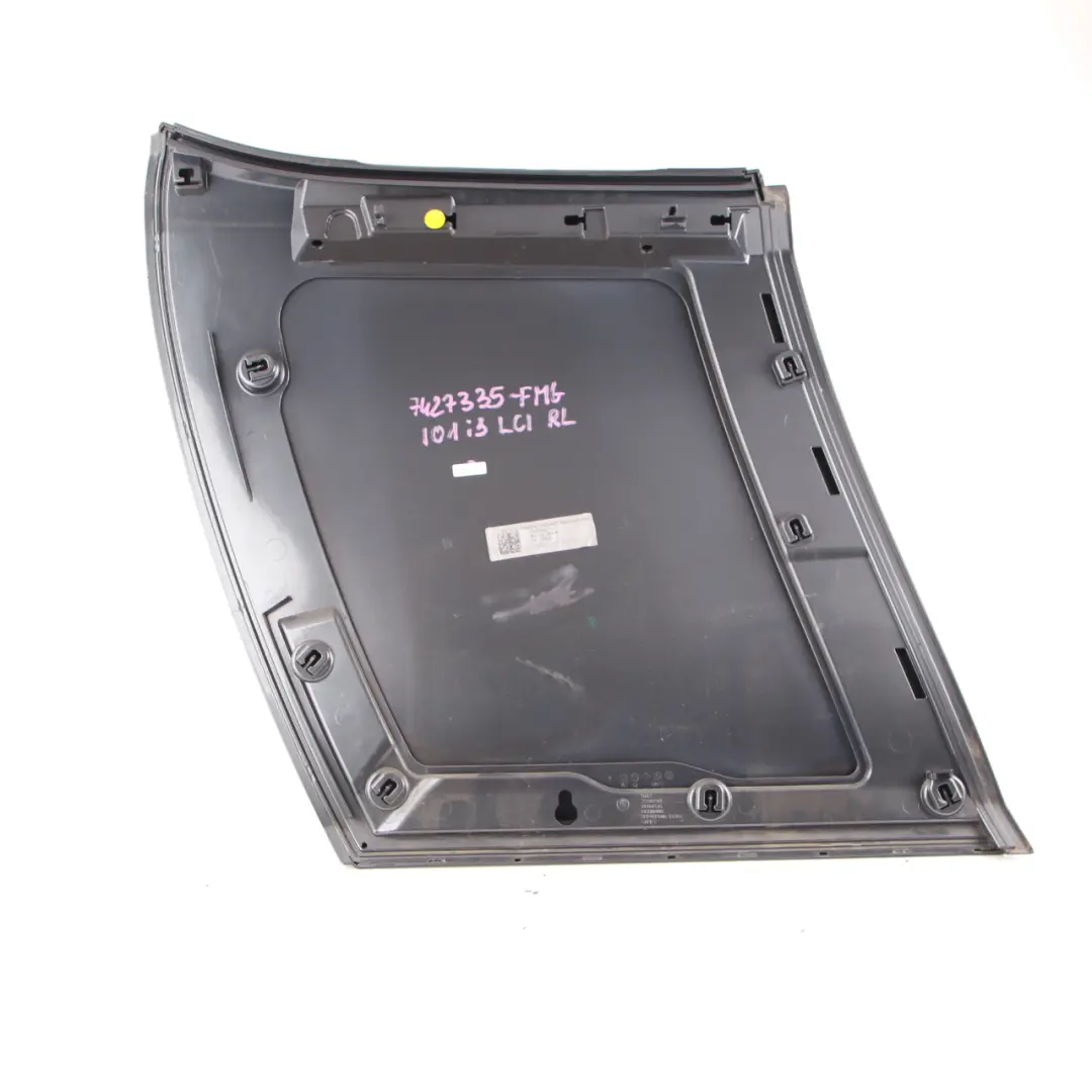 Door Rear Left N/S Skin Trim Panel Flowing Mineral Grey - C4C to BMW i3 I01 with Part number 7369331 BMW i3 I01 Door Rear Left N/S Skin Trim Panel Flowing Mineral Grey - C4C - SKU 7369331-FMG - Part number 7369331