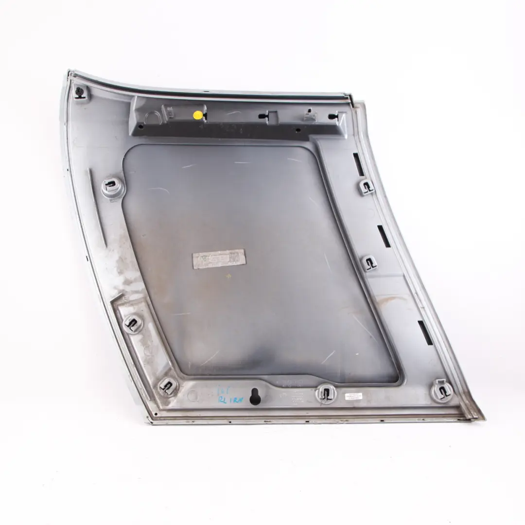 Door Rear Left N/S Skin Trim Panel Ionic Silver Blue Metallic - B72 to BMW i3 I01 with Part number 7369331 BMW i3 I01 Door Rear Left N/S Skin Trim Panel Ionic Silver Blue Metallic - B72 - SKU 7369331-ION - Part number 7369331