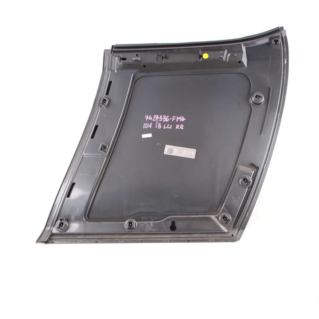 Door Trim Skin Cover Panel Rear Right O/S Flowing Mineral Grey - C4C to BMW i3 I01 with Part number 7369332 BMW i3 I01 Door Trim Skin Cover Panel Rear Right O/S Flowing Mineral Grey - C4C - SKU 7369332-FMG - Part number 7369332