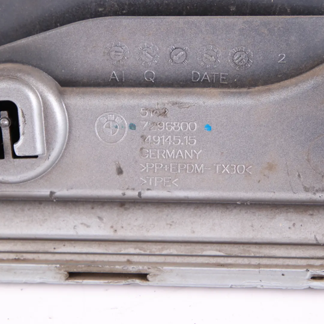 Door Rear Right O/S Skin Trim Panel Ionic Silver Blue Metallic - B72 to BMW i3 I01 with Part number 7369332 BMW i3 I01 Door Rear Right O/S Skin Trim Panel Ionic Silver Blue Metallic - B72 - SKU 7369332-ION - Part number 7369332