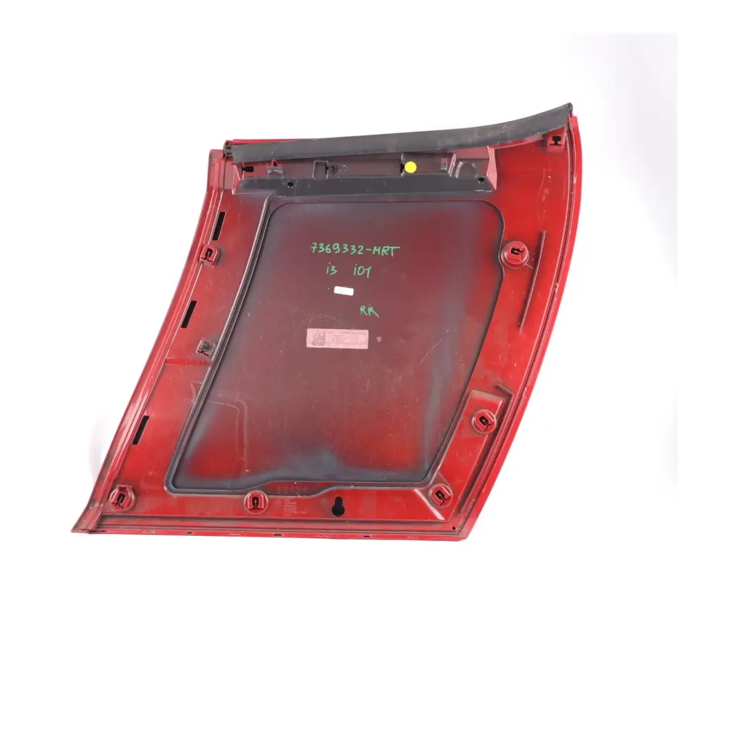 Door Trim Skin Cover Panel Rear Right O/S Melbourne Red Metallic A75 to BMW i3 I01 with Part number 7369332 BMW i3 I01 Door Trim Skin Cover Panel Rear Right O/S Melbourne Red Metallic A75 - SKU 7369332-MRT - Part number 7369332