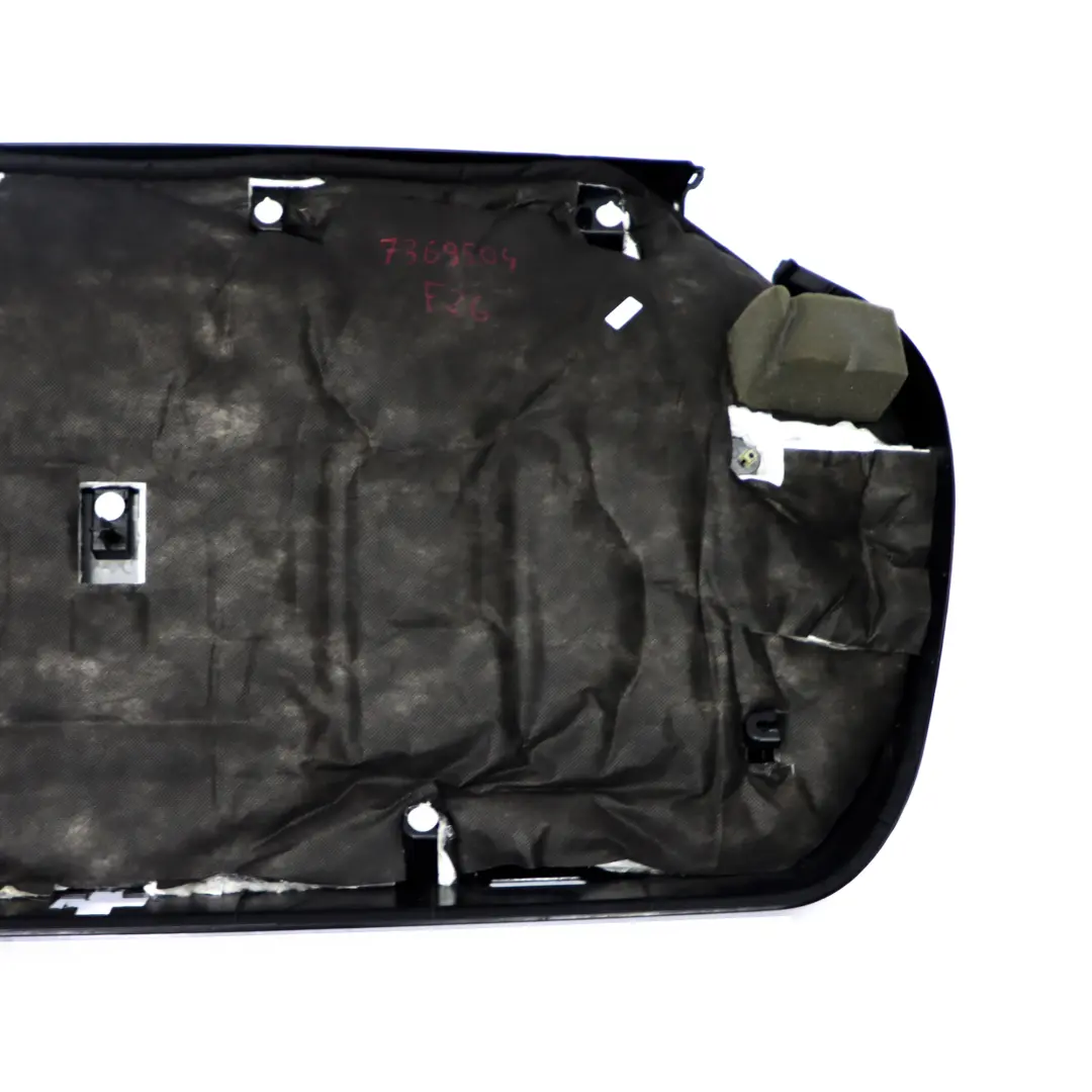 BMW F26 Coffre arrière Couvercle de hayon inférieur Garniture intérieure - SKU 7369504 - Numéro de pièce 7369504