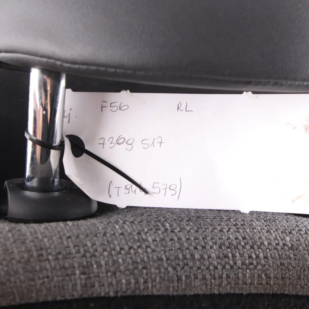 Dossier du siège arrière gauche Cloth Leatherette Noir de carbone nacré pour Mini F56 à propos du numéro de pièce 7369517 Mini F56 Dossier du siège arrière gauche Cloth Leatherette Noir de carbone nacré - SKU 7369517 - Numéro de pièce 7369517