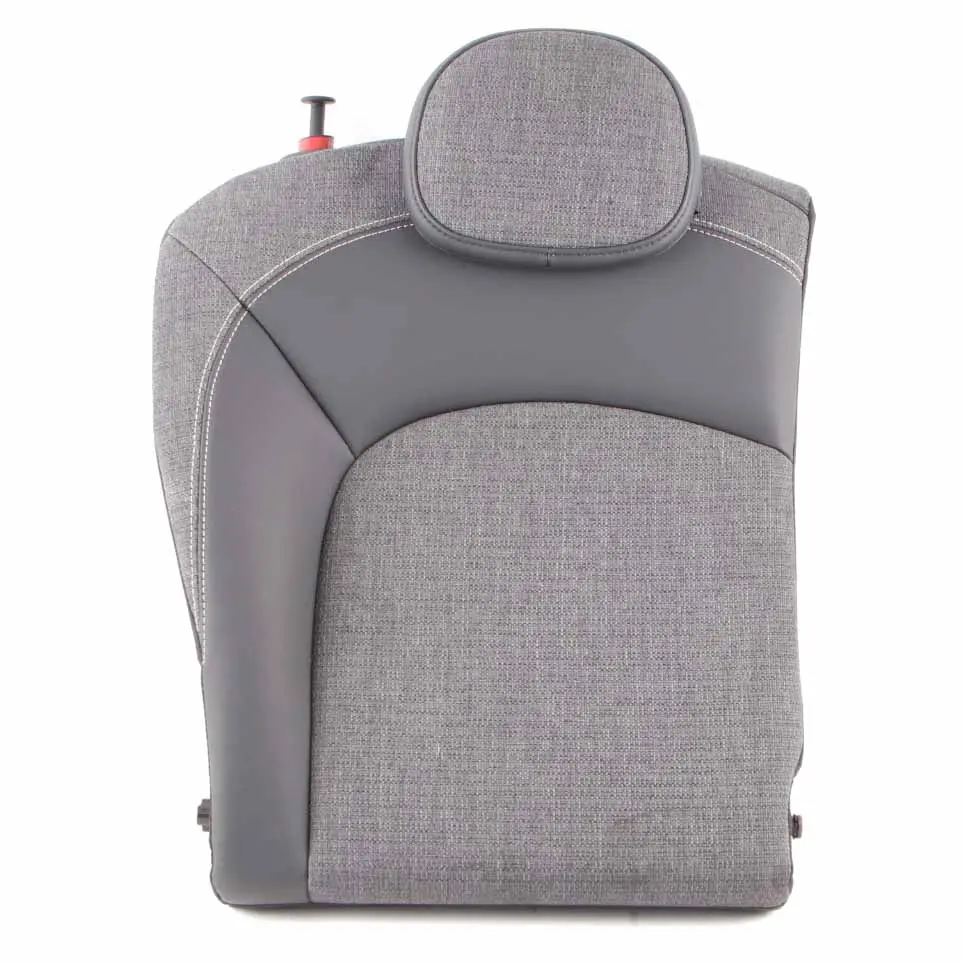 Trasero Derecho Respaldo asiento tela de cuero sintético Negro Perla para Mini F56 con número de pieza 7369518 Mini F56 Trasero Derecho Respaldo asiento tela de cuero sintético Negro Perla - SKU 7369518 - Número de pieza 7369518