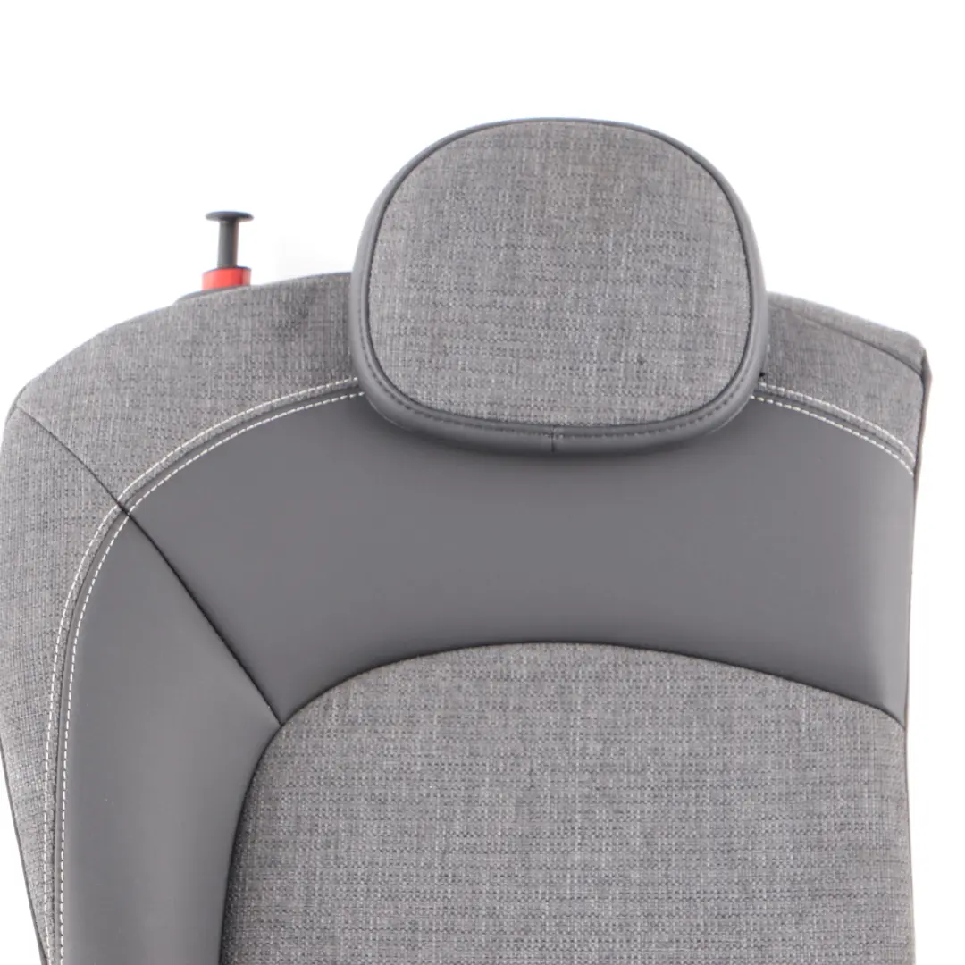 Right O/S Seat Backrest Cloth Leatherette Carbon Black Pearl to Mini F56 Rear with Part number 7369518 Mini F56 Rear Right O/S Seat Backrest Cloth Leatherette Carbon Black Pearl - SKU 7369518 - Part number 7369518