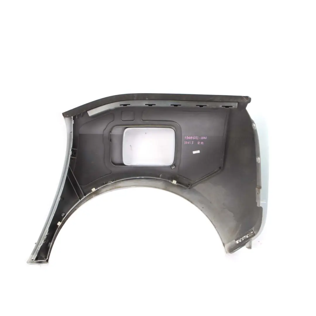 Side Panel BMW i3 Rear Right O/S Fender Covering Panel Ionic Silver Blue - B72 to with Part number 7369572 Side Panel BMW i3 Rear Right O/S Fender Covering Panel Ionic Silver Blue - B72 - SKU 7369572-ION - Part number 7369572