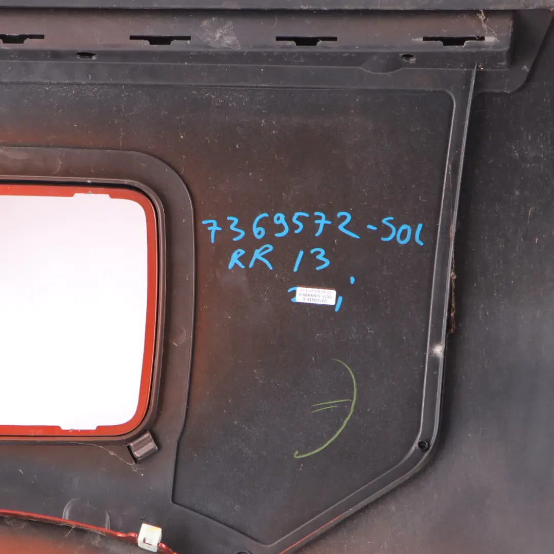 Side Panel BMW i3 Rear Right O/S Fender Covering Panel Solar Orange - B78 to with Part number 7369572 Side Panel BMW i3 Rear Right O/S Fender Covering Panel Solar Orange - B78 - SKU 7369572-SOL - Part number 7369572