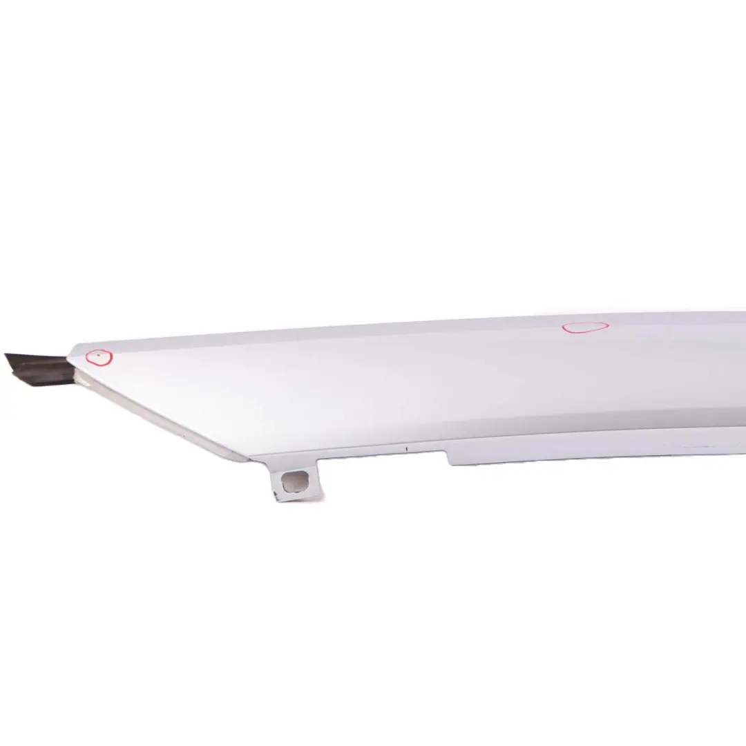 BMW i3 Pillar Cover Front Left N/S Column A Exterior Trim Ionic Silver Blue B72 - SKU 7369625 - Part number 7369625