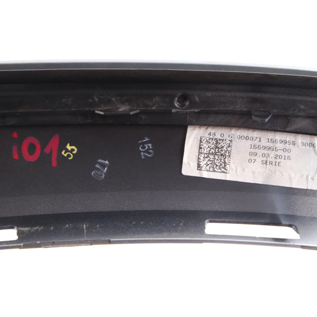 Pillar Cover Front Right O/S Column A Exterior Trim Ionic Silver Blue B72 to BMW i3 with Part number 7369626 BMW i3 Pillar Cover Front Right O/S Column A Exterior Trim Ionic Silver Blue B72 - SKU 7369626 - Part number 7369626