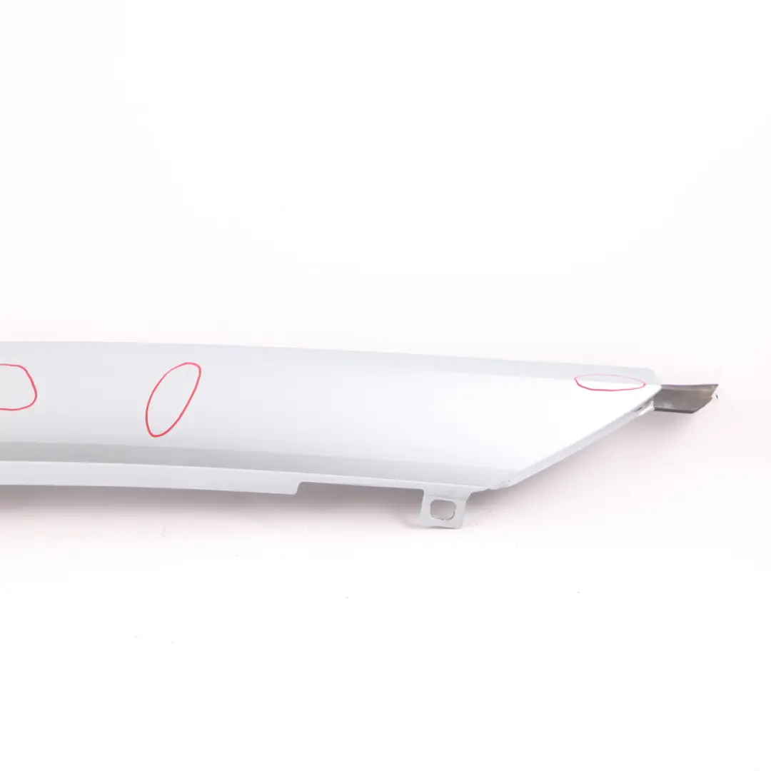 Pillar Cover Front Right O/S Column A Exterior Trim Ionic Silver Blue B72 to BMW i3 with Part number 7369626 BMW i3 Pillar Cover Front Right O/S Column A Exterior Trim Ionic Silver Blue B72 - SKU 7369626 - Part number 7369626