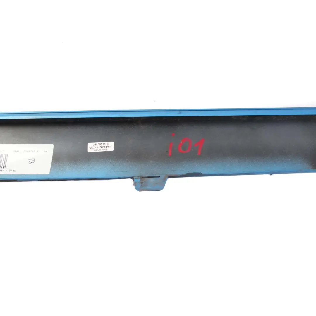 Side Skirt Front Right O/S Door Sill Strip Cover Panel i-Blue 7369784 to BMW i3 I01 with Part number 7369840 BMW i3 I01 Side Skirt Front Right O/S Door Sill Strip Cover Panel i-Blue 7369784 - SKU 7369840 - Part number 7369840