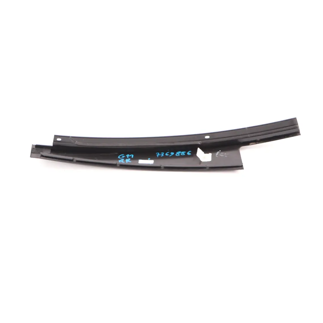 BMW G11 Cover Column B-Pillar Door Rear Right O/S Trim Strip High Gloss - SKU 7369886 - Part number 7369886