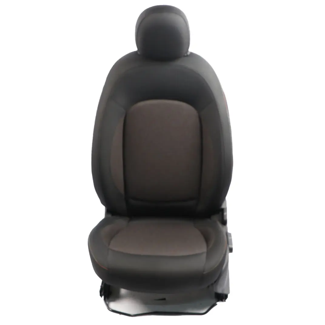 Mini F55 Asiento Tela Delantero Izquierdo Firework Carbon Negro