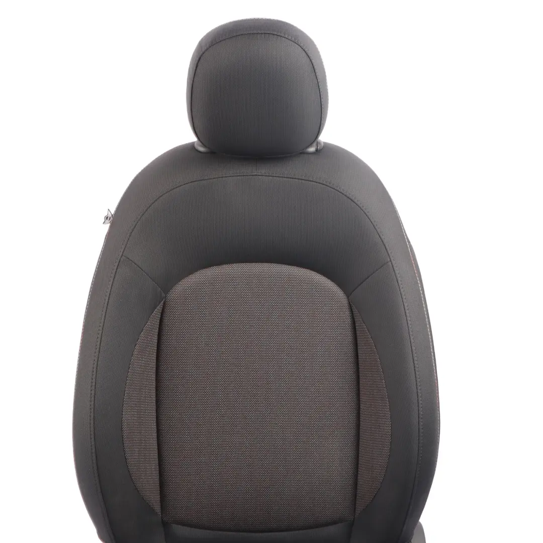 Front Left N/S Cloth Seat Fabric Firework / Carbon Black to Mini Cooper One F55 with Part number 7369981 Mini Cooper One F55 Front Left N/S Cloth Seat Fabric Firework / Carbon Black - SKU RHD-7369981-2 - Part number 7369981
