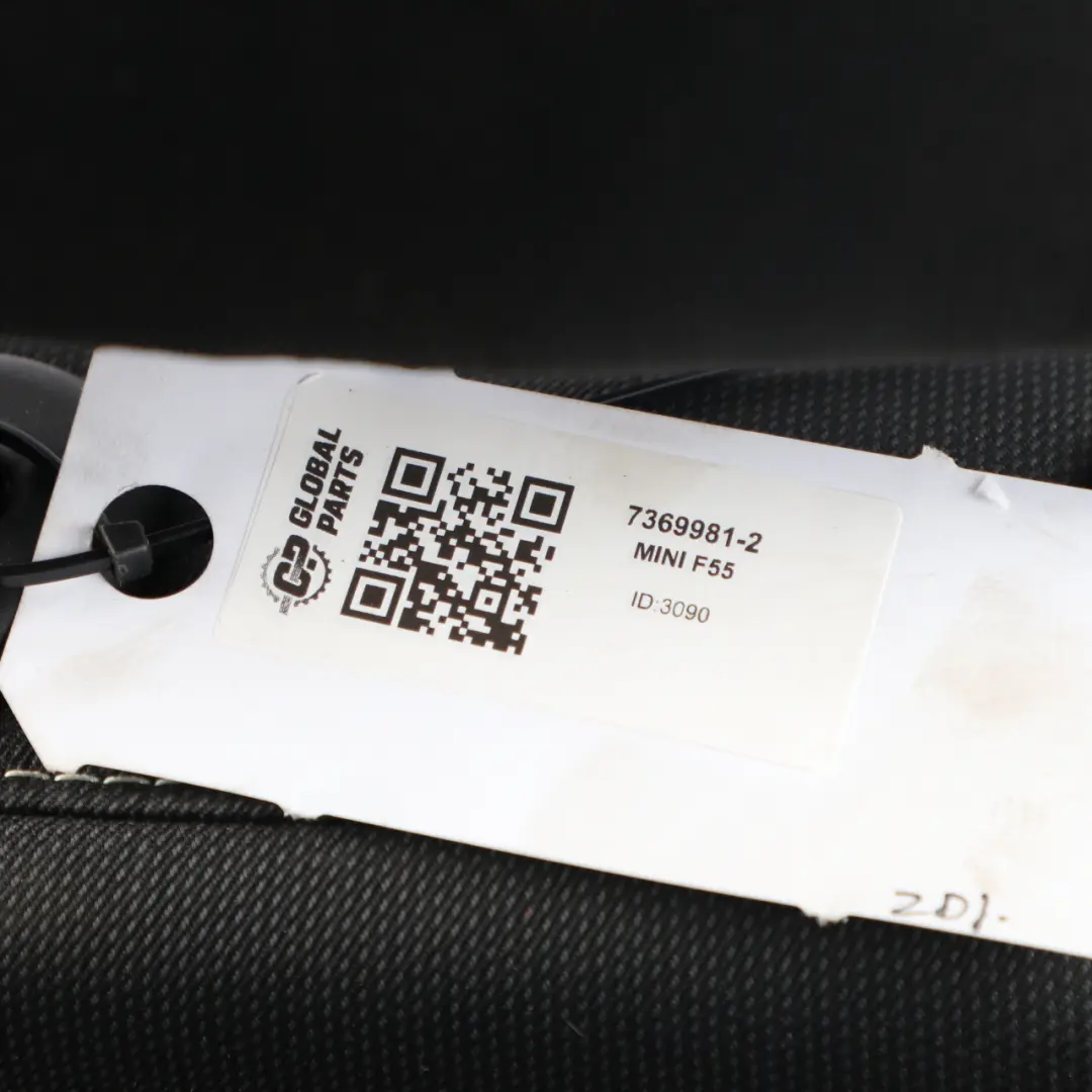 Front Left N/S Cloth Seat Fabric Firework / Carbon Black to Mini Cooper One F55 with Part number 7369981 Mini Cooper One F55 Front Left N/S Cloth Seat Fabric Firework / Carbon Black - SKU RHD-7369981-2 - Part number 7369981