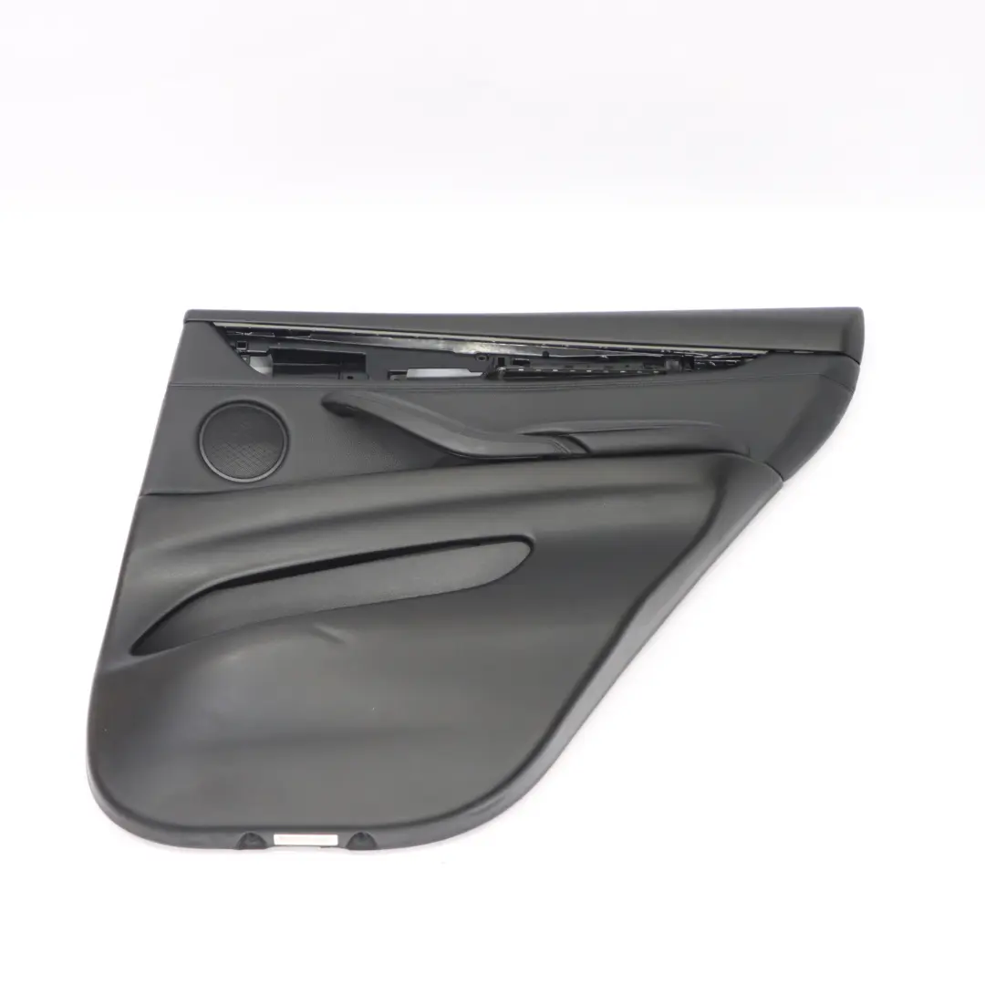 BMW X5 F15 Scheda Porta Posteriore Destra Rivestimento Pelle Nero - SKU 7370042 - Numero di parte 7370042