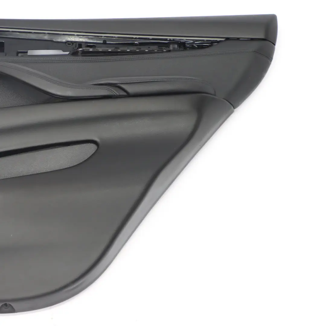 BMW X5 F15 Door Card Rear Right O/S Lining Trim Leather Dakota Black - SKU 7370042 - Part number 7370042