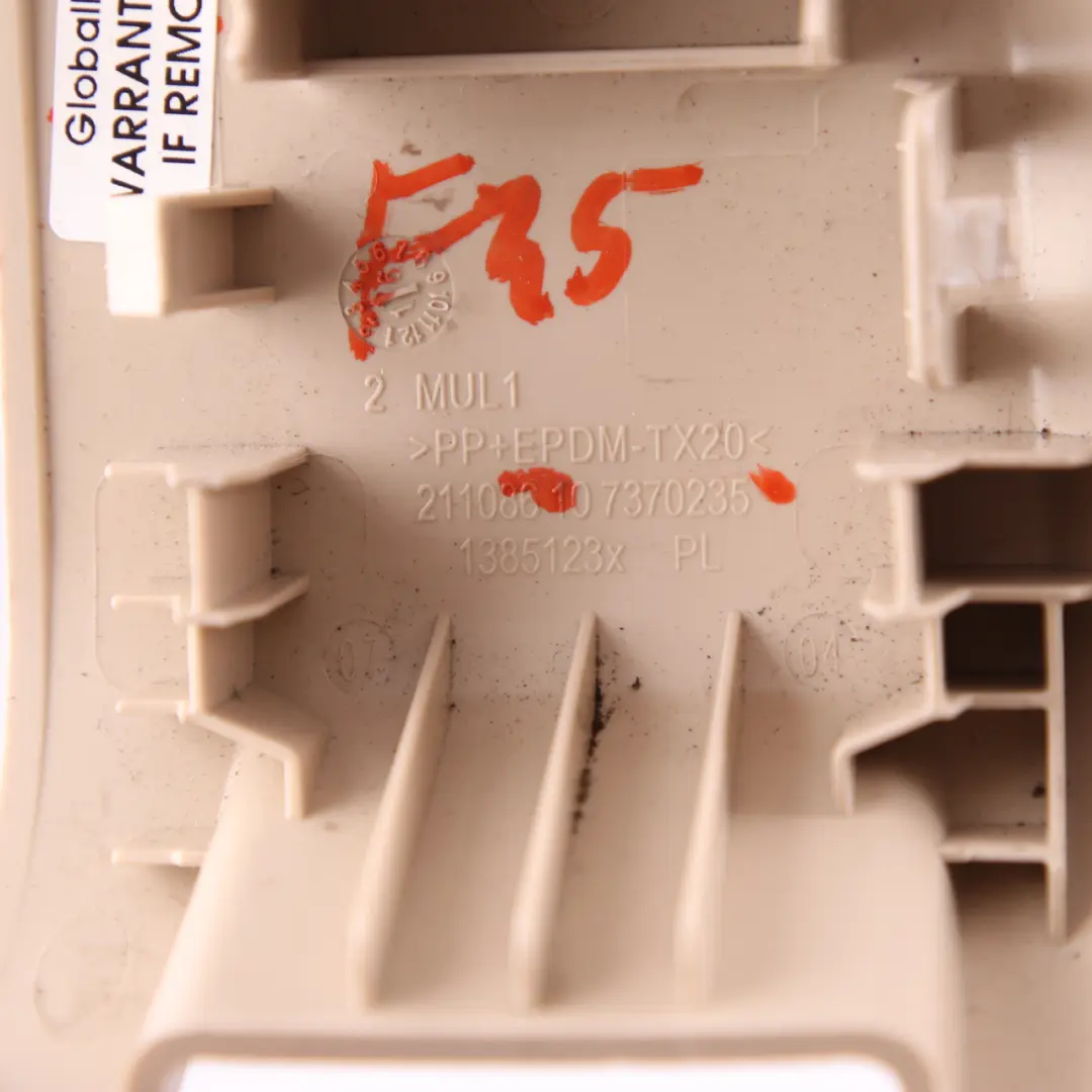 Belt Trim Covering Right O/S Canberra Beige to BMW F45 Rear Seat with Part number 7370235 BMW F45 Rear Seat Belt Trim Covering Right O/S Canberra Beige - SKU 7370235 - Part number 7370235