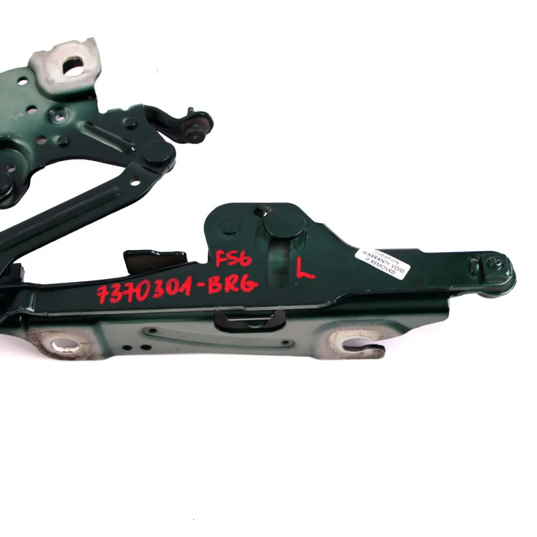 Mini F55 F56 F57 Left N/S Engine Hood Hinge Bonnet British Racing Green A67 - SKU 7370301-BRG - Part number 7370301