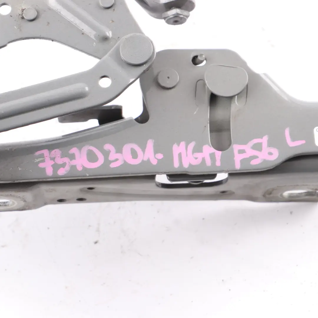 Mini F55 F56 F57 Motorhaube Scharnier Motorhaube Links Moonwalk Grau B71 - SKU 7370301-MGM - Teilenummer 7370301