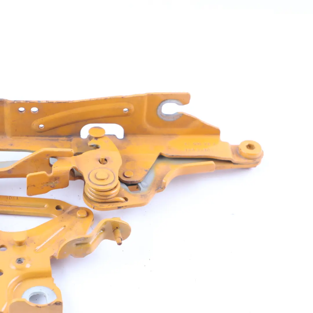 Mini F55 F56 F57 Hood Bonnet Engine Hinge Left N/S Volcanic Orange - B70 7300565 - SKU 7370301-VOR - Part number 7370301