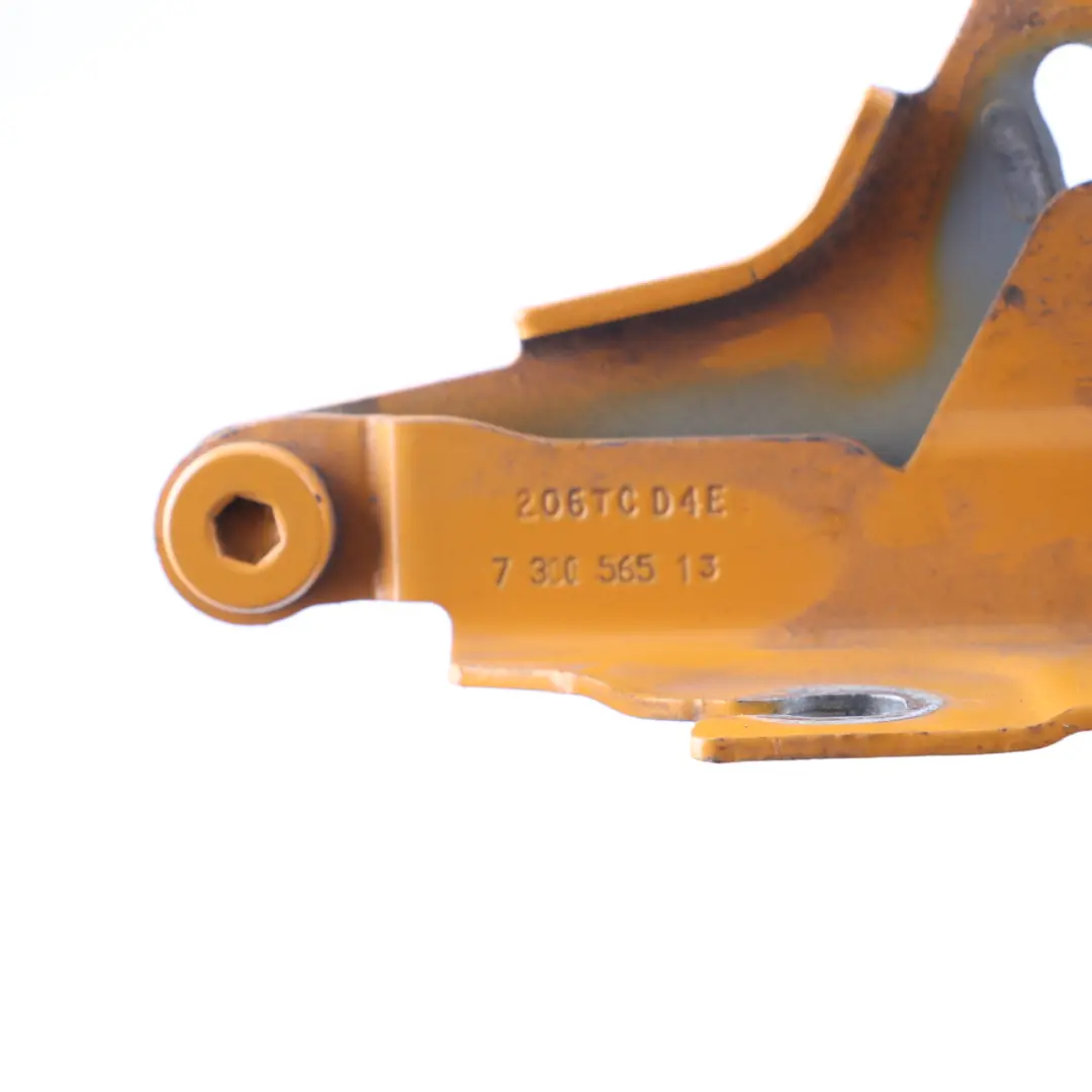 Mini F55 F56 F57 Hood Bonnet Engine Hinge Left N/S Volcanic Orange - B70 7300565 - SKU 7370301-VOR - Part number 7370301