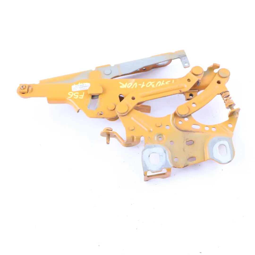 Mini F55 F56 F57 Hood Bonnet Engine Hinge Left N/S Volcanic Orange - B70 7300565 - SKU 7370301-VOR - Part number 7370301