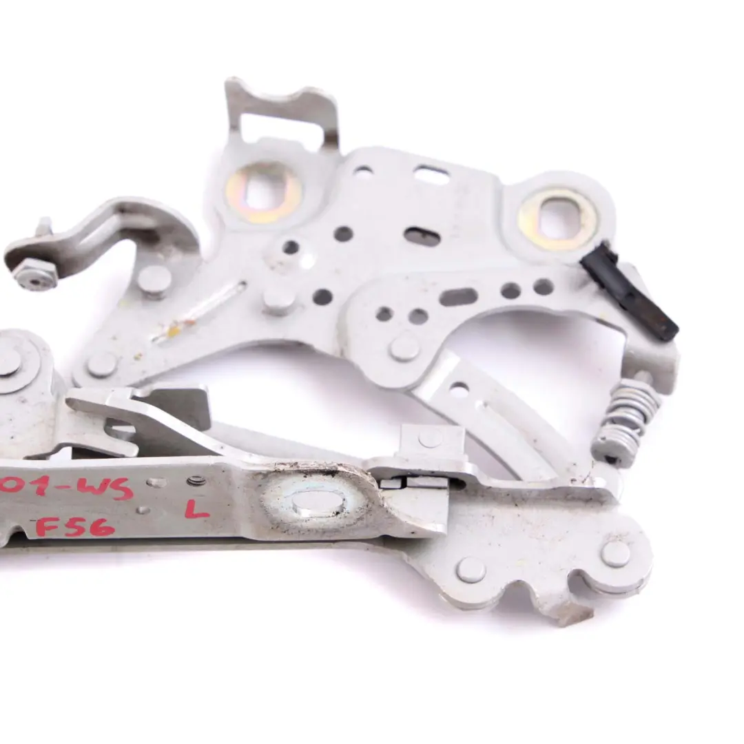 Mini F55 F56 F57 Sinistra Cerniera Cofano Motore Bianco Argento Metallizzato A62 - SKU 7370301-WS - Numero di parte 7370301