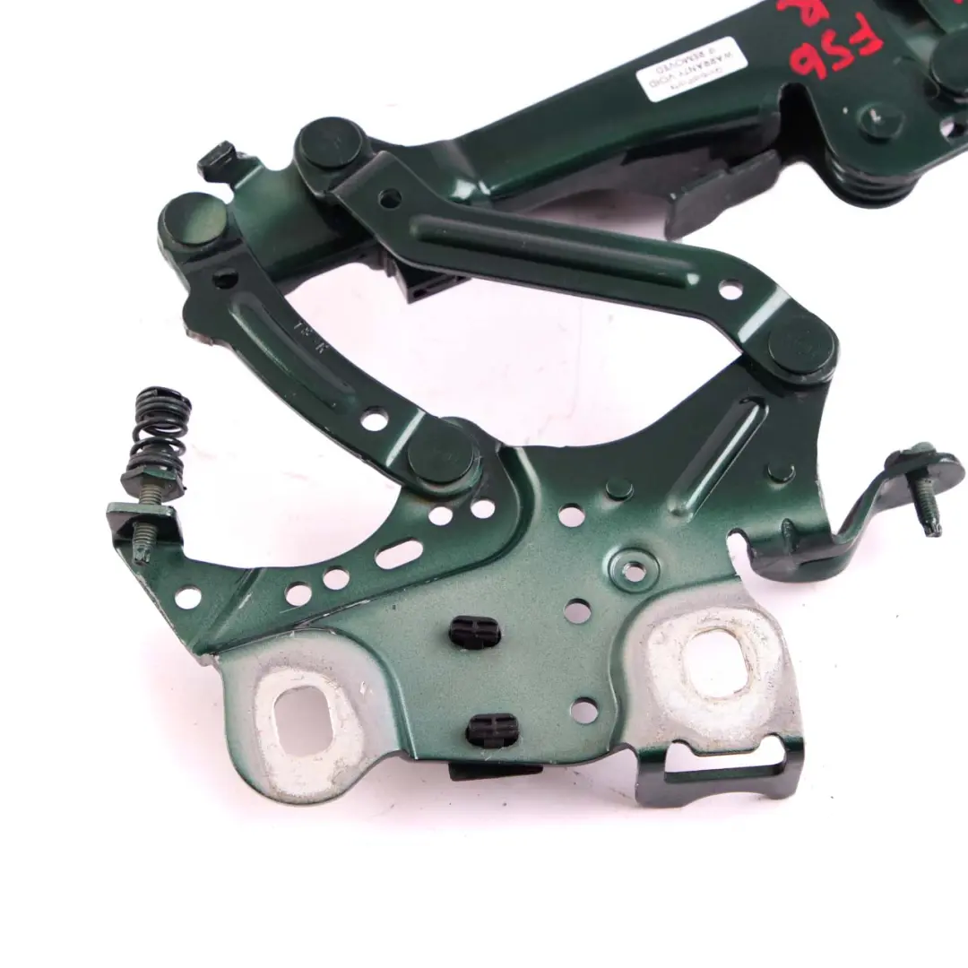 Right Engine Hood Hinge Bonnet British Racing Green 7300566 to Mini Cooper F55 F56 with Part number 7370302 Mini Cooper F55 F56 Right Engine Hood Hinge Bonnet British Racing Green 7300566 - SKU 7370302-BRG - Part number 7370302