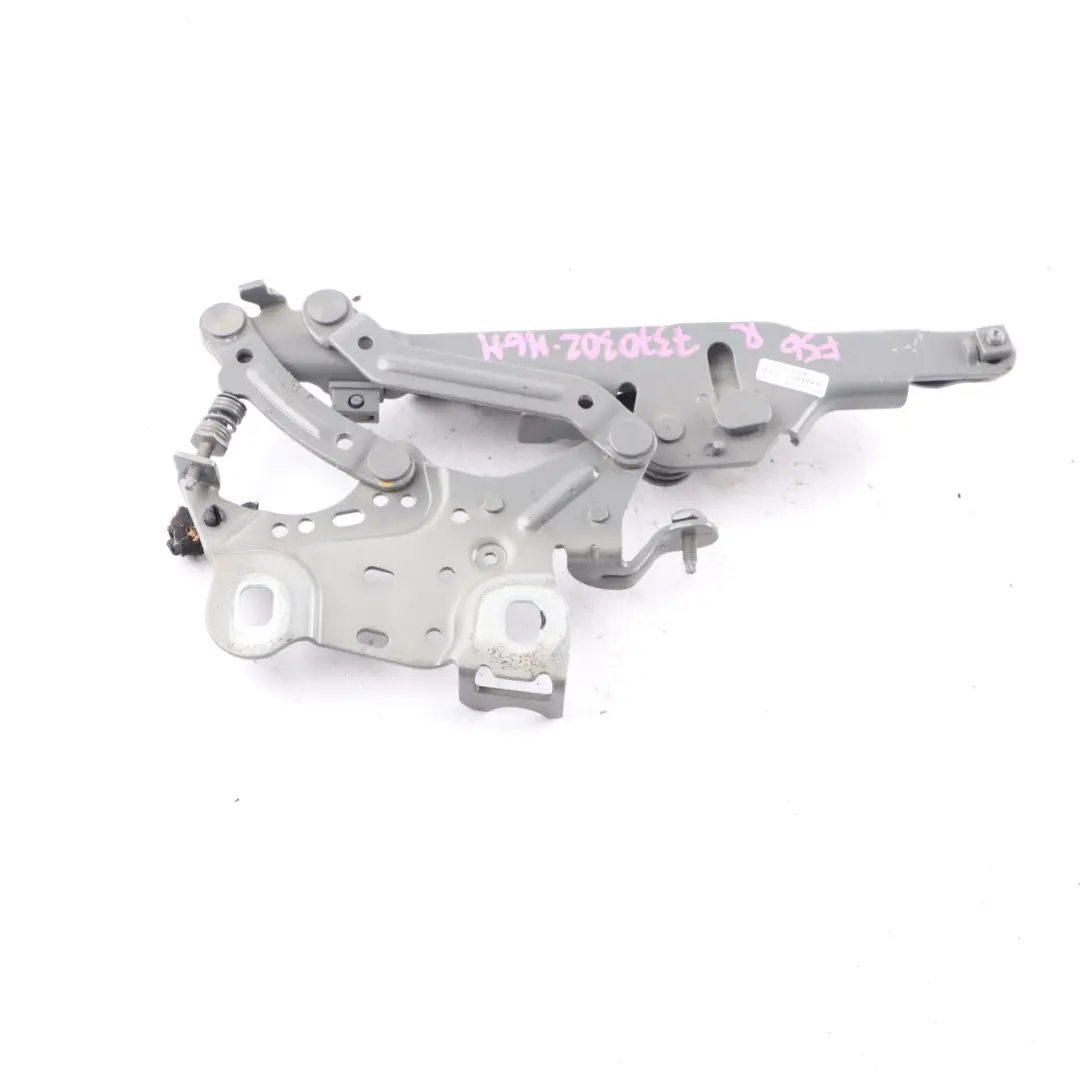 Hood Hinge Bonnet Right O/S 7300566 Moonwalk Grey - B71 to Mini Cooper F55 F56 with Part number 7370302 Mini Cooper F55 F56 Hood Hinge Bonnet Right O/S 7300566 Moonwalk Grey - B71 - SKU 7370302-MGM - Part number 7370302