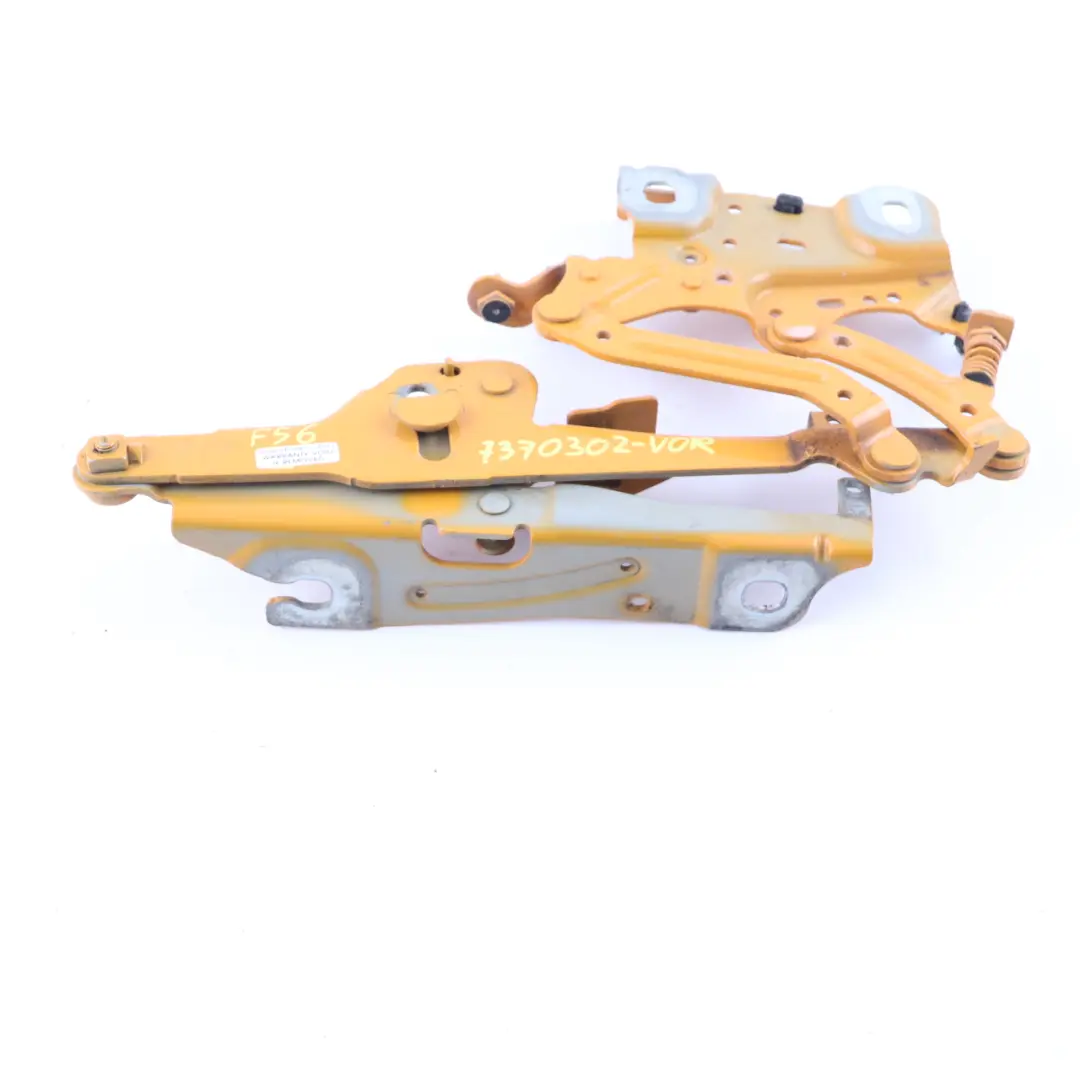 Mini F55 F56 F57 Hood Bonnet Engine Hinge Right O/S Volcanic Orange B70 7300566 - SKU 7370302-VOR - Part number 7370302