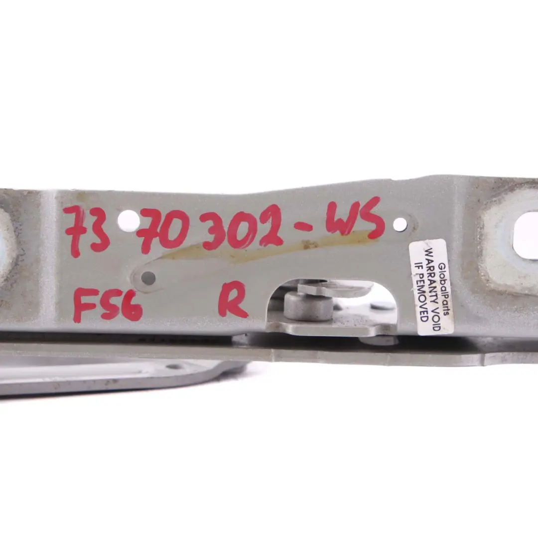 Mini Cooper F55 F56 Right O/S Engine Hood Hinge Bonnet White Silver A62 7300566 - SKU 7370302-WS - Part number 7370302