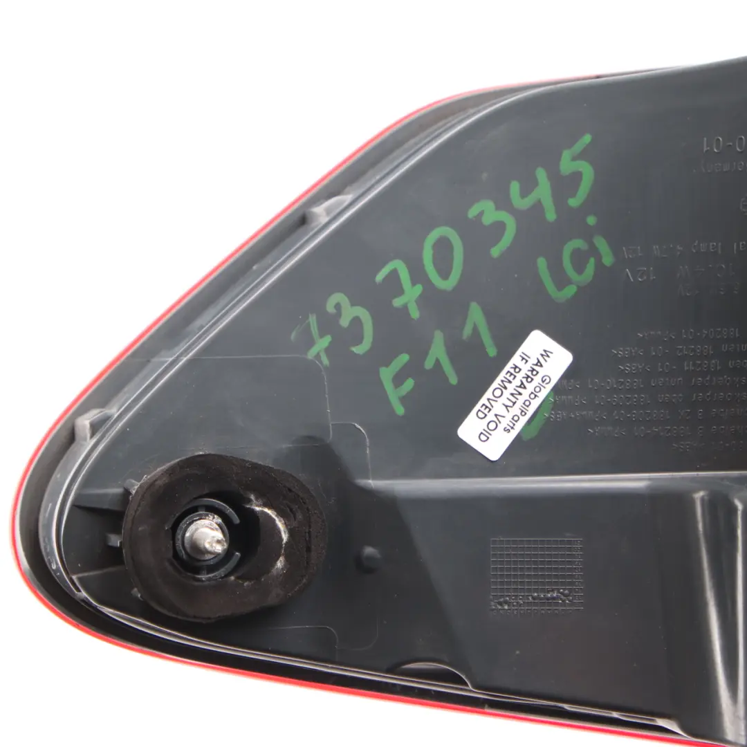 BMW F11 Trunk Boot Lamp Rear Light Side Panel Left N/S - SKU 7370345 - Part number 7370345