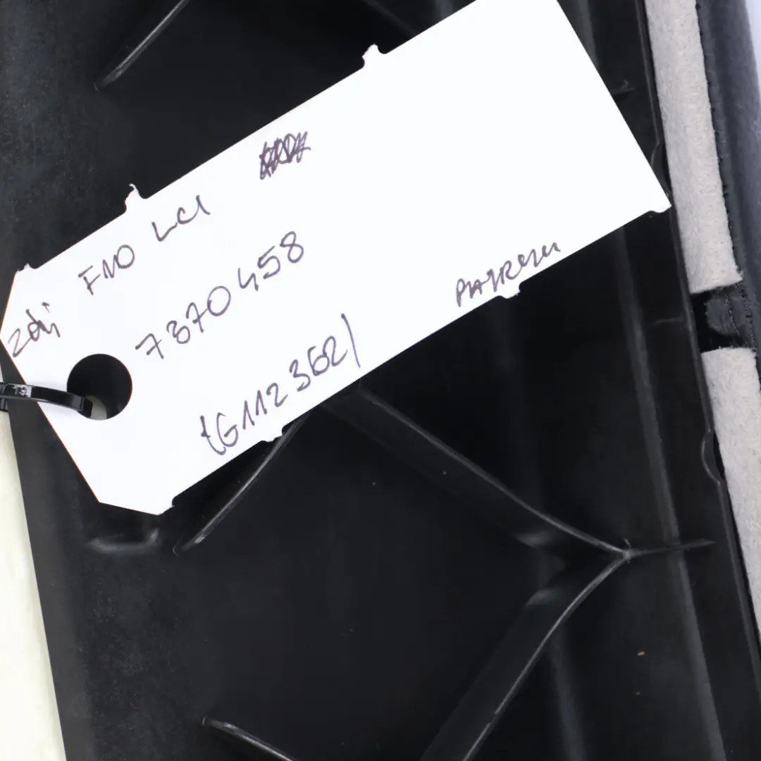 BMW F10 F11 LCI Siedzisko Kanapa Tylna Skóra Dakota Czarna - SKU 7370458 - Numer Części 7370458