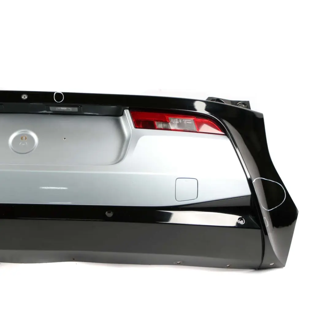 Bumper Trim Panel PDC Ionic Silver Blue Metallic - B72 to BMW i3 I01 Rear with Part number 7370582 BMW i3 I01 Rear Bumper Trim Panel PDC Ionic Silver Blue Metallic - B72 - SKU 7370582-ION - Part number 7370582